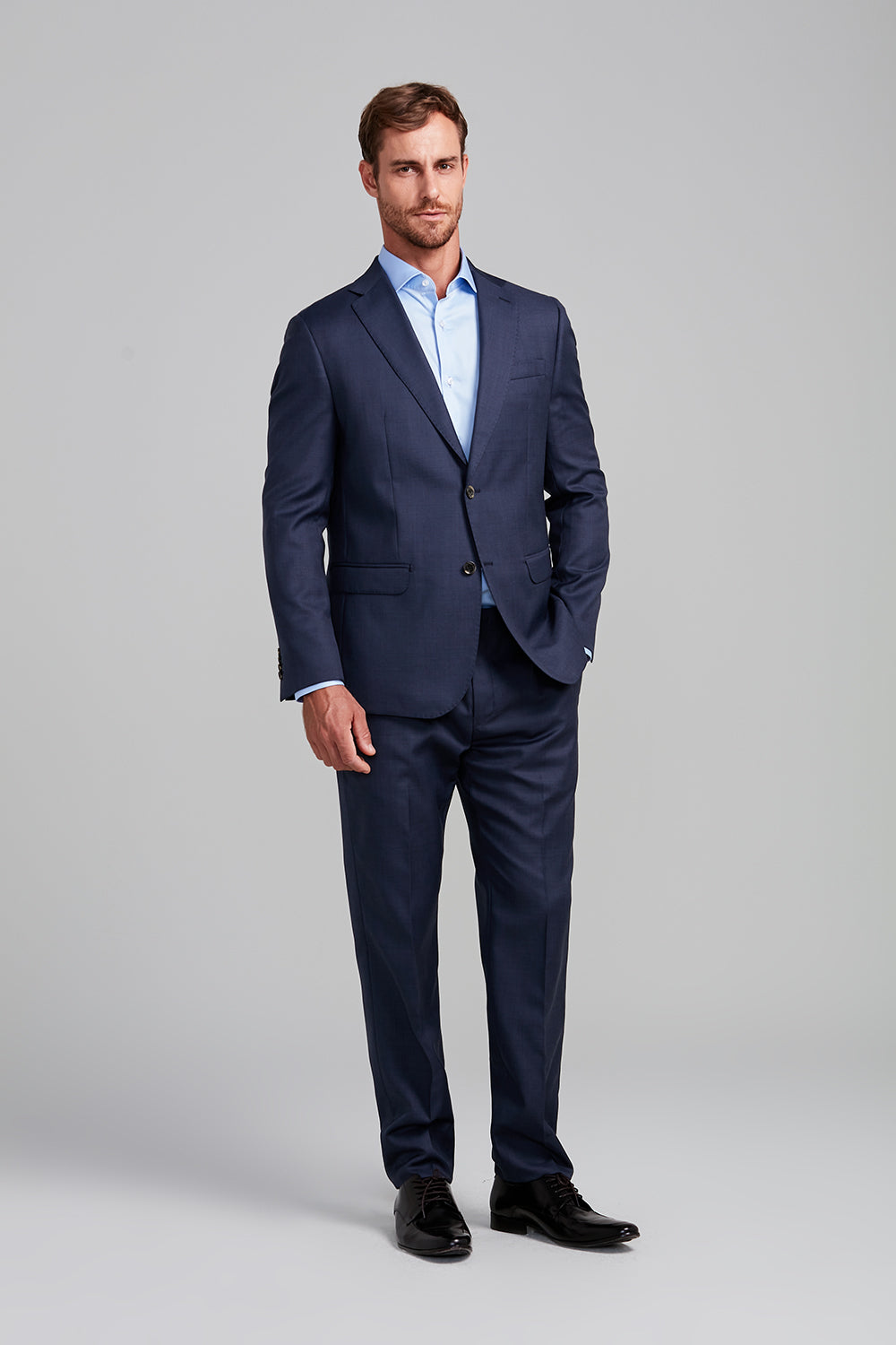 Terno Slim Fit Polilã Premium Liso