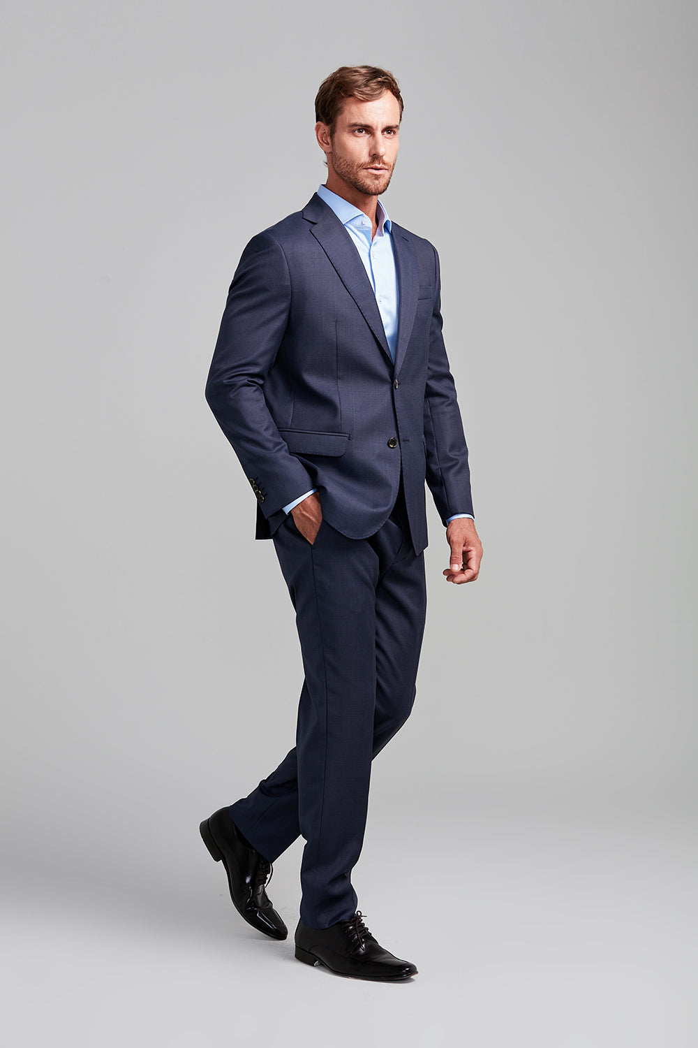 Terno Slim Fit Polilã Premium Liso