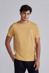 Camiseta Estampada Comfort - Marrom