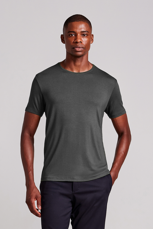 Camiseta Tecnocomfy Slim Fit - Cinza