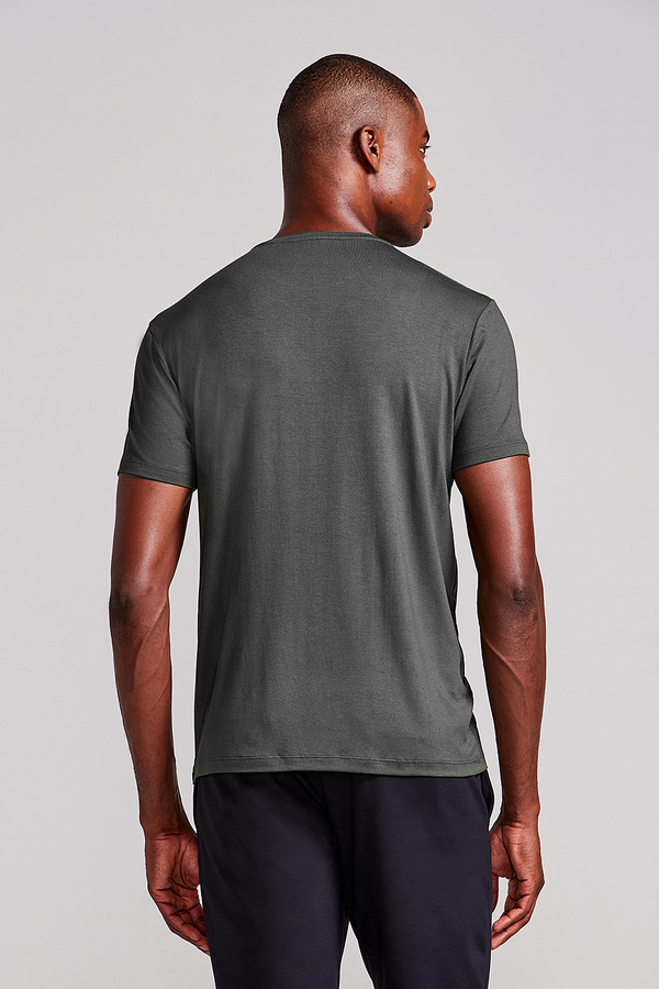 Camiseta Tecnocomfy Slim Fit - Cinza