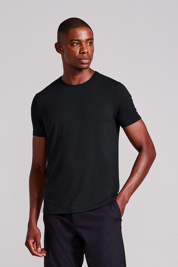 Camiseta Tecnocomfy Slim Fit - Preto