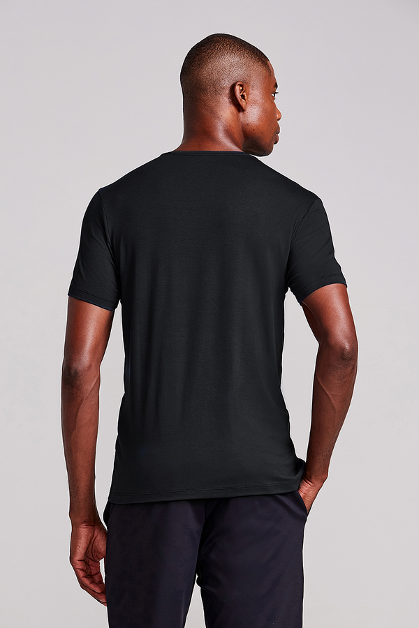 Camiseta Tecnocomfy Slim Fit - Preto