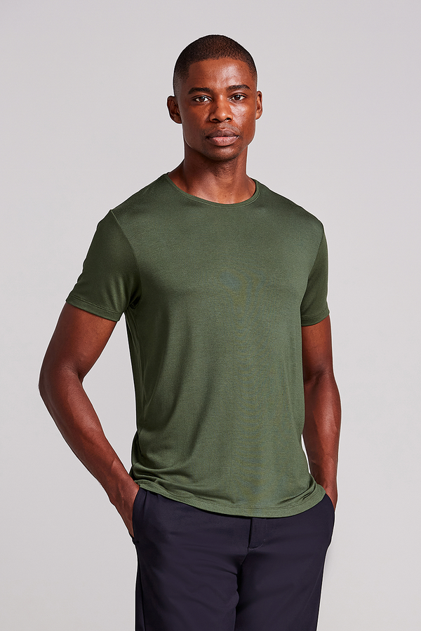 Camiseta Tecnocomfy Slim Fit - Verde