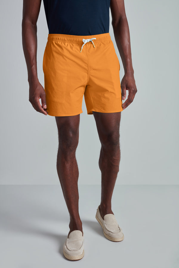Shorts Praia Liso - Laranja