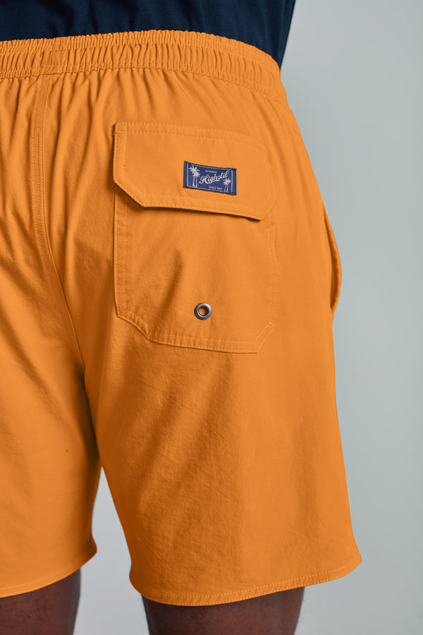 Shorts Praia Liso - Laranja