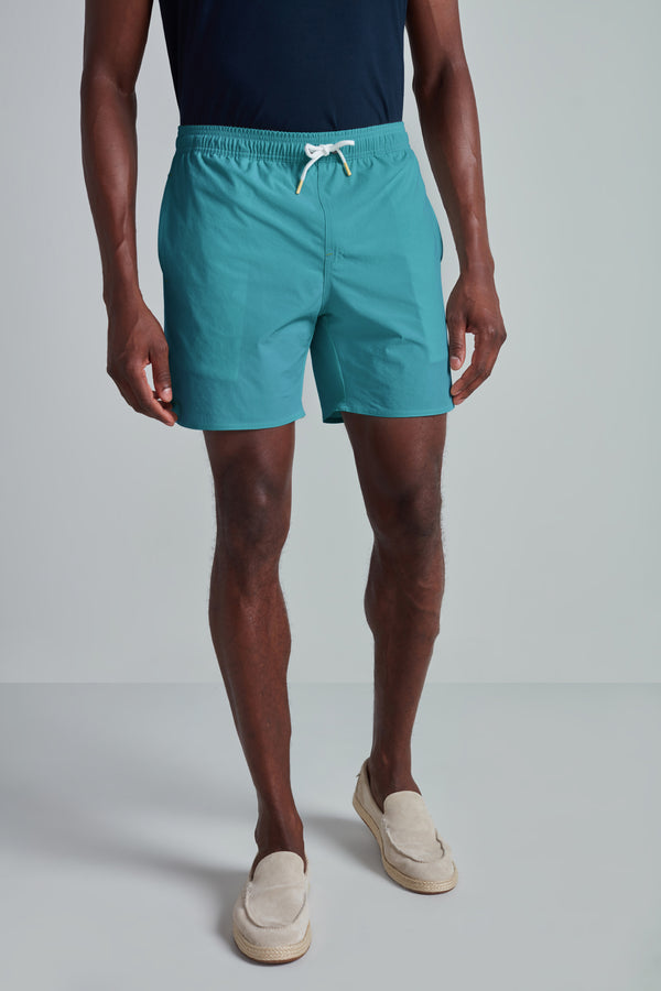 Shorts Praia Liso - Azul