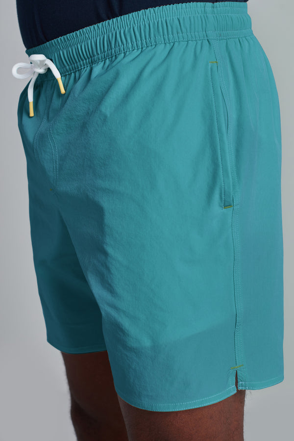 Shorts Praia Liso - Azul