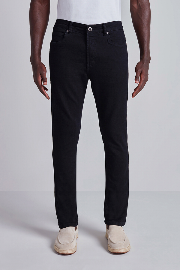 Calça Jeans Slim Fit - Preto