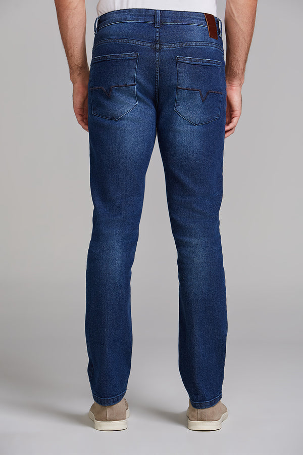 Calça Jeans Slim Fit - Preto
