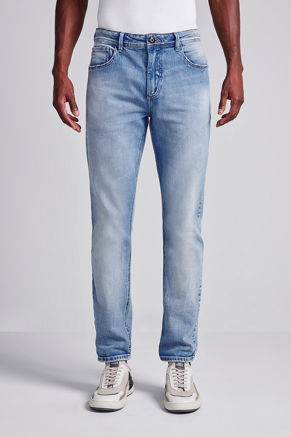 Calça Jeans Slim Fit - Azul