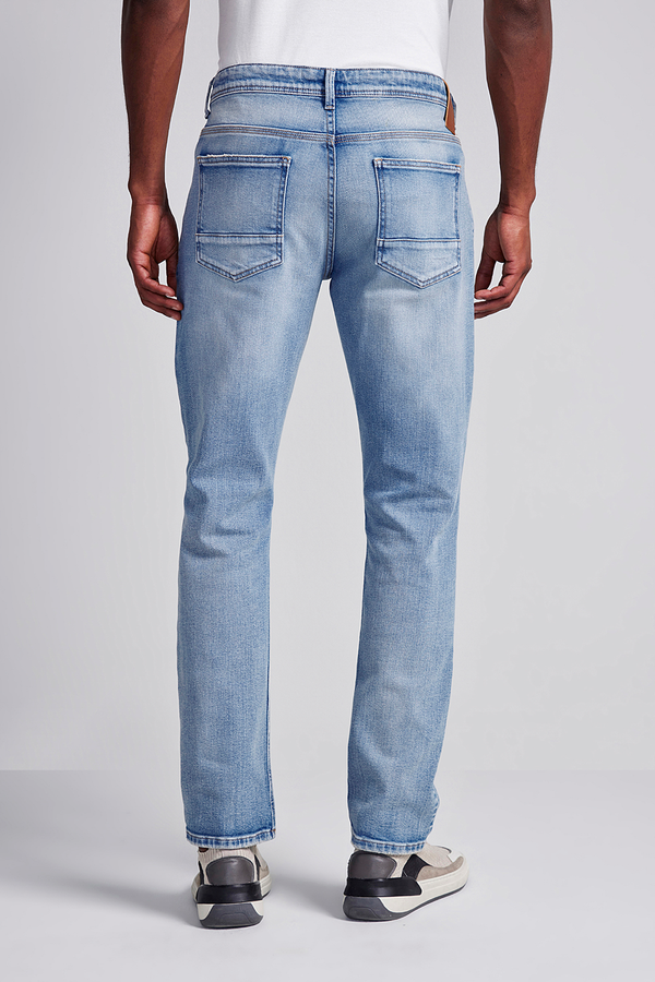 Calça Jeans Slim Fit - Azul