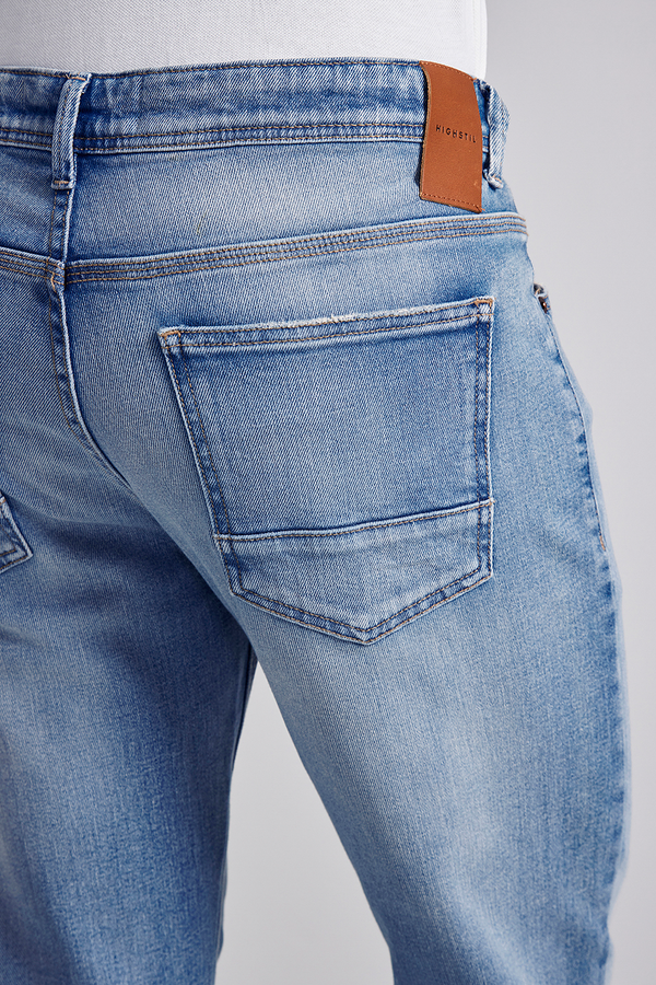 Calça Jeans Slim Fit - Azul