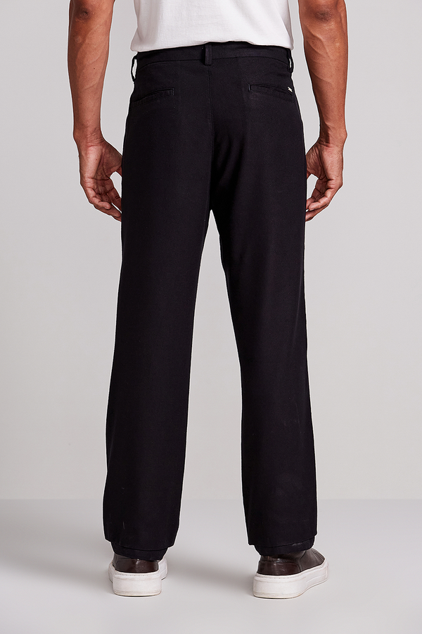 Calça Linen Blend Relax - Preto