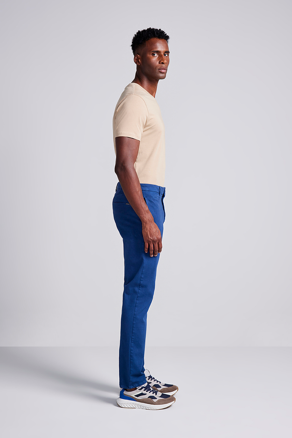 Calça Sarja Slim Fit - Azul Marinho