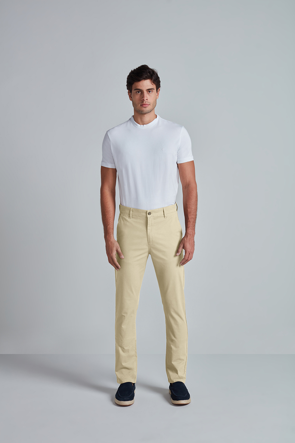 Calça Chino Slim Fit - Bege