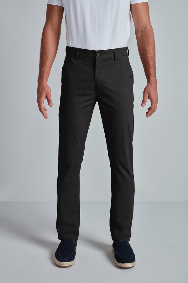 Calça Chino Slim Fit - Preto