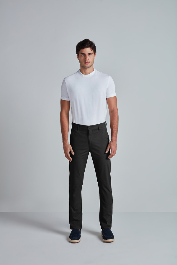 Calça Chino Slim Fit - Preto