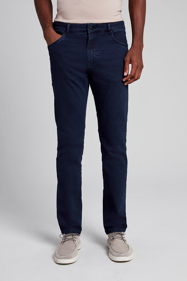 Calça Jeans Slim Fit - Preto