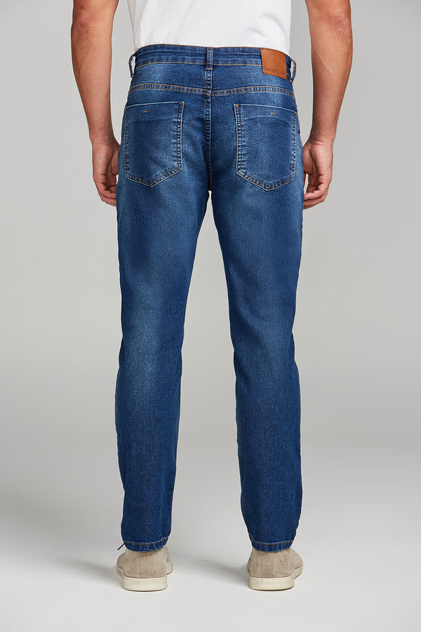 Calça Jeans Slim Fit - Azul