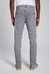 Calça Jeans Slim Fit - Cinza