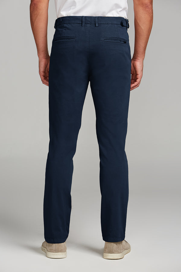 Calça Chino Slim Fit - Azul Marinho