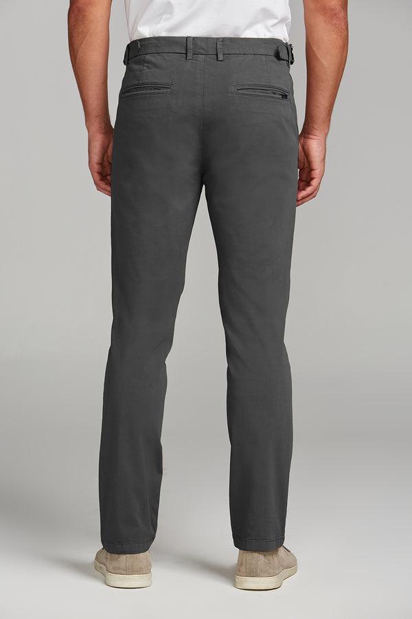 Calça Chino Slim Fit - Cinza Chumbo