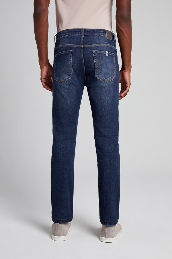 Calça Jeans Slim Fit - Preto