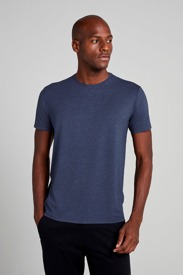 Camiseta Tecnocomfy Slim Fit - Azul
