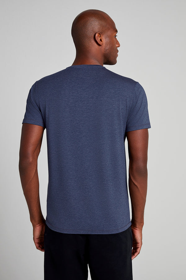 Camiseta Tecnocomfy Slim Fit - Azul