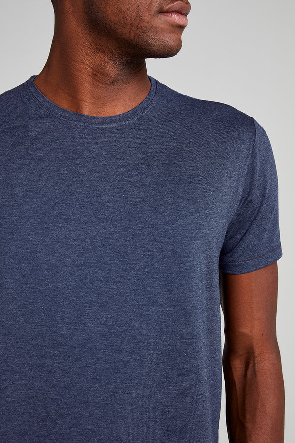 Camiseta Tecnocomfy Slim Fit - Azul
