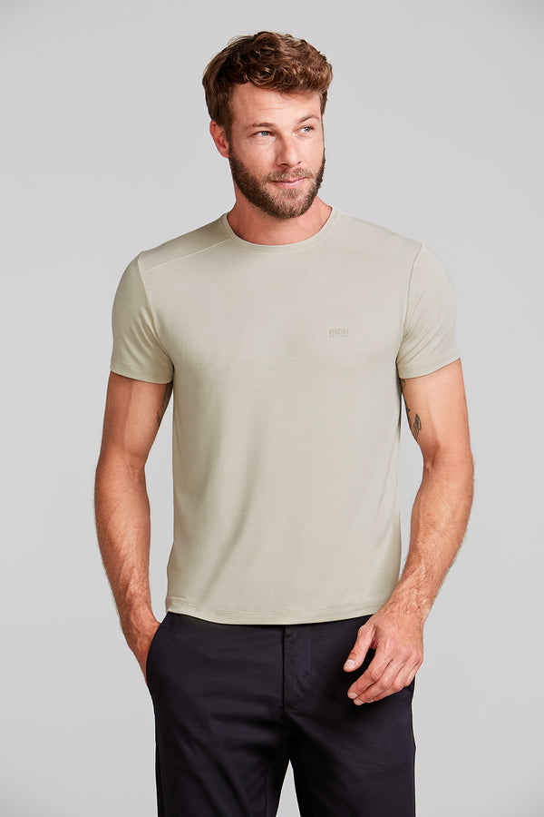 Camiseta Tecnocomfy Slim Fit - Khaki
