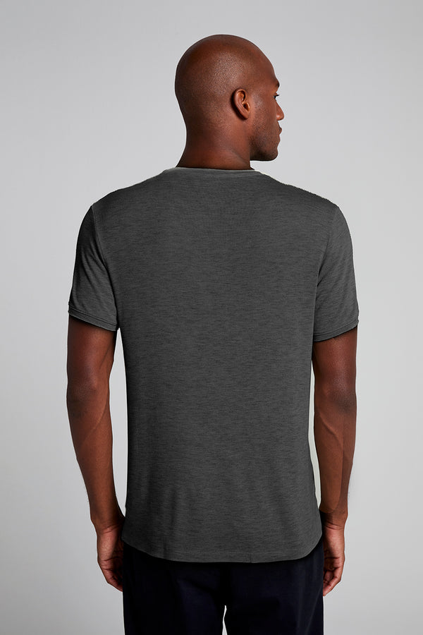Camiseta Slim Fit - Cinza