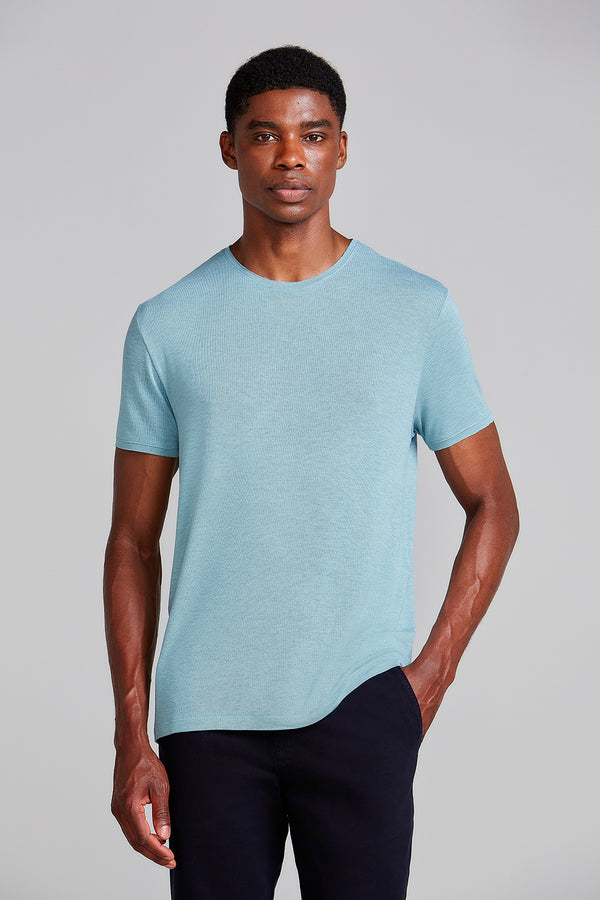 Camiseta Slim Fit - Azul