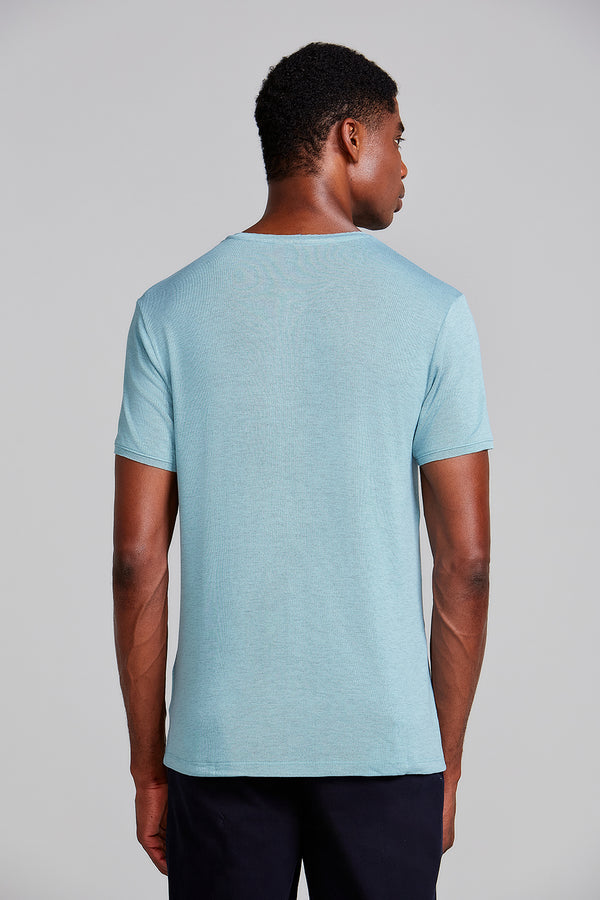 Camiseta Slim Fit - Azul