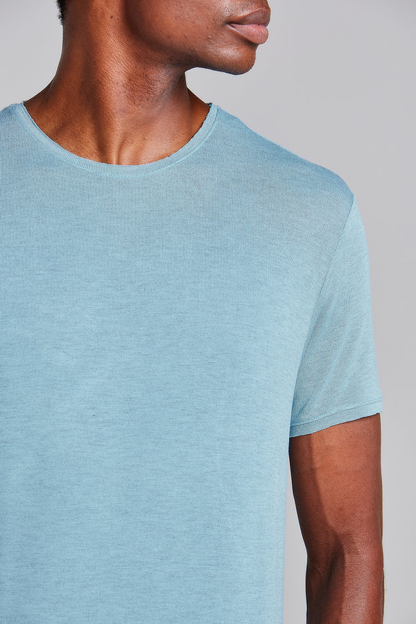 Camiseta Slim Fit - Azul