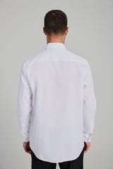 Camisa Social em Algodão Pima Slim Fit - Branco
