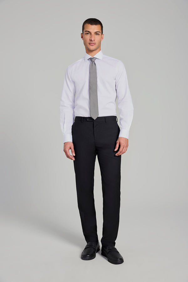 Camisa Social em Algodão Pima Slim Fit - Branco