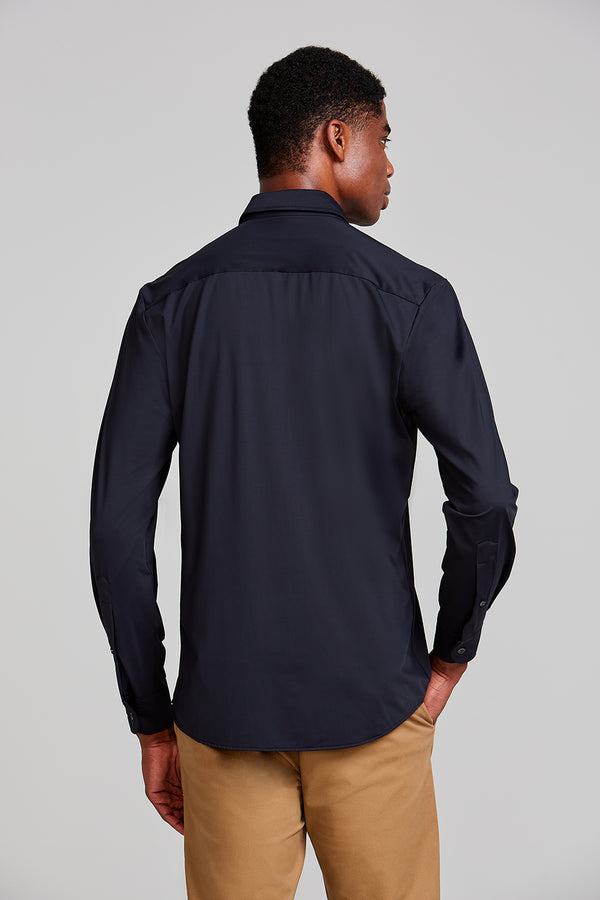Camisa Tecnocomfy Slim Fit - Preto
