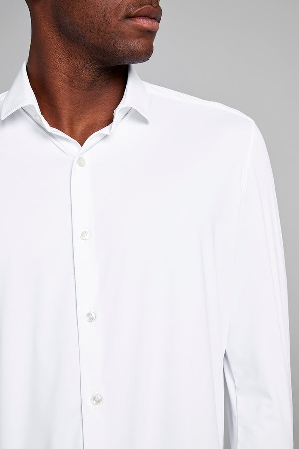 Camisa Tecnocomfy Slim Fit - Branco