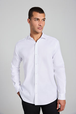 Camisa Social em Algodão Pima Lisa Comfort