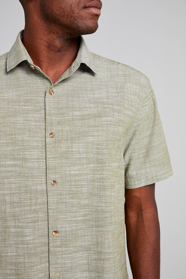 Camisa Manga Curta Comfort - Verde