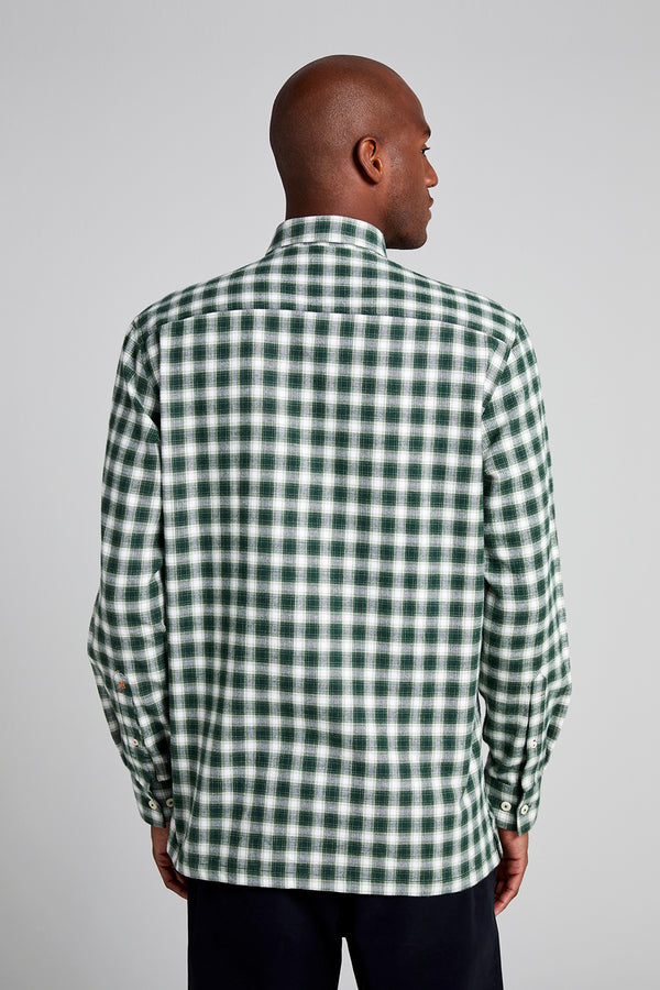 Camisa Xadrez Flanela Comfort - Verde