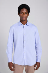 Camisa Lisa Comfort - Azul