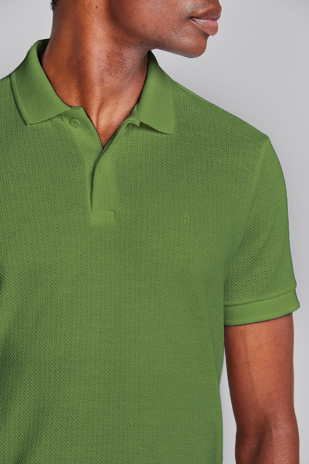 Camisa Polo Texturizada Slim Fit