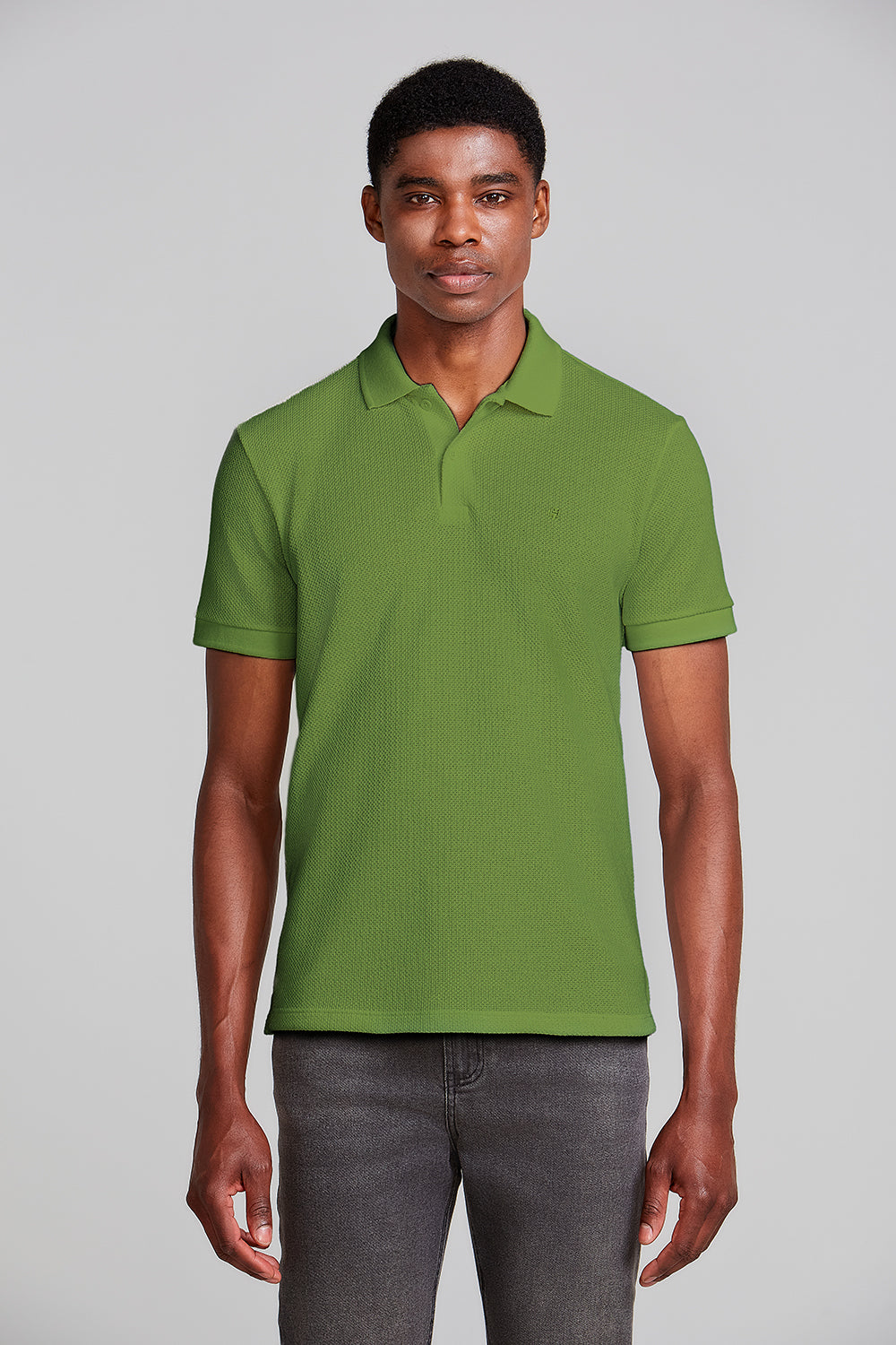 Camisa Polo Texturizada Slim Fit