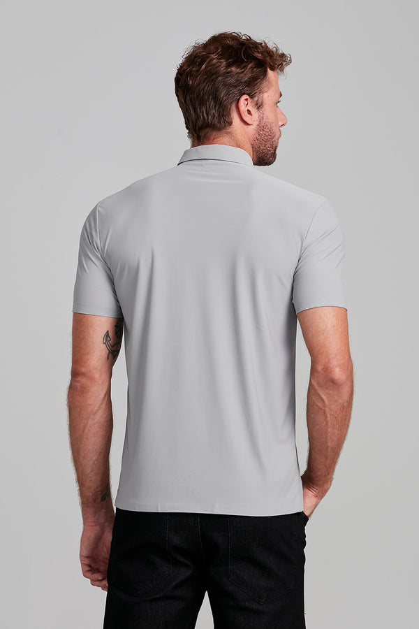 Camisa Polo Hitech - Cinza