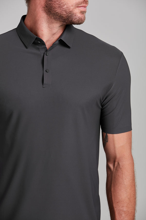 Camisa Polo Tecnocomfy - Cinza Grafite