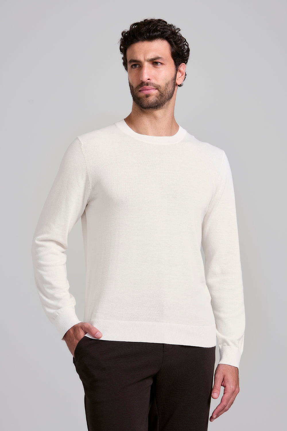 Tricot Liso Gola Careca