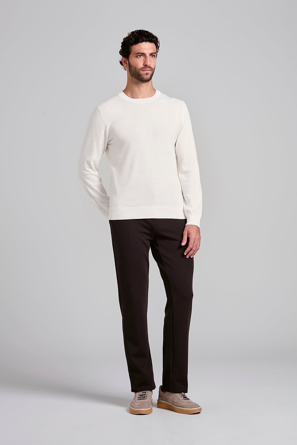 Tricot Liso Gola Careca